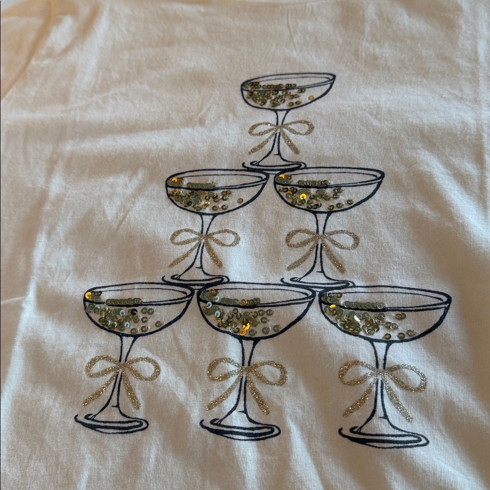 Festive J Crew Collector T Shirt - Picture 2 of 3